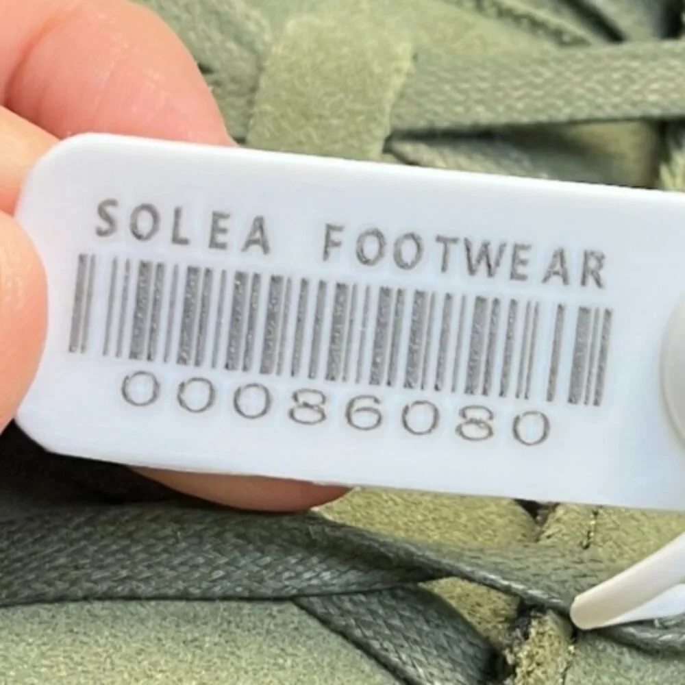 Nobull Mid Suede Trainers Mens Size 18 Green White Running Lace Up Shoes Sneaker